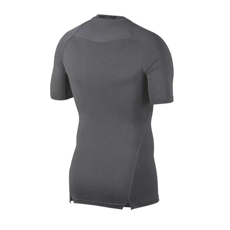 Men's Nike Pro Short Sleeve Training Tight Gray