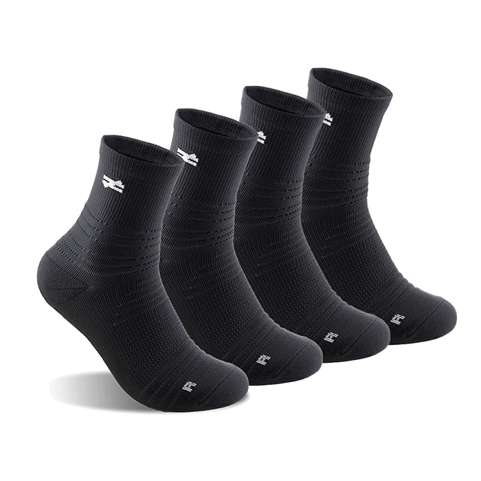 G-ZOX TECH GRIP SOCKS-運動防滑襪 - 4 Pairs