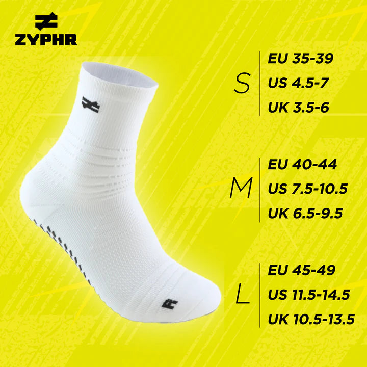 G-ZOX TECH GRIP SOCKS-運動防滑襪 - 4 Pairs