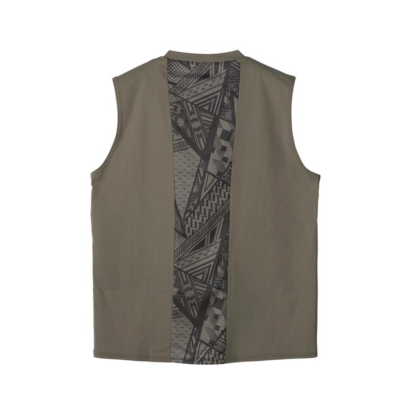 Umbro THE THIRD Mesh Combination Sleeveless Shirt for Adults Soccer Practice Shirt Sleeveless