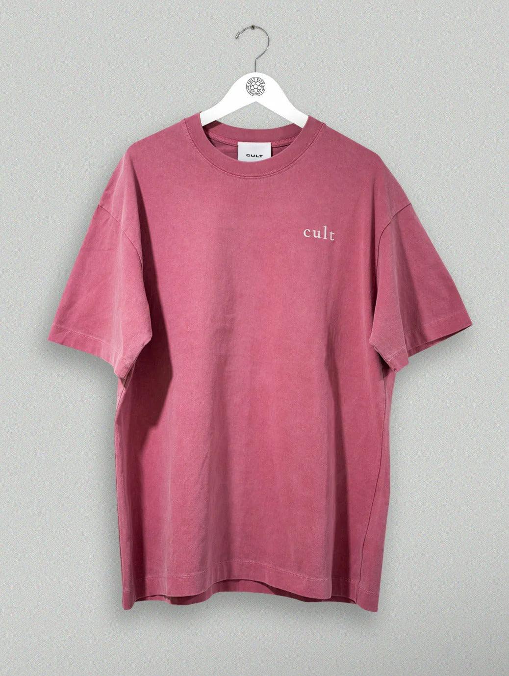 SOUTH CHINA EMBROIDERED CULT TEE - RED