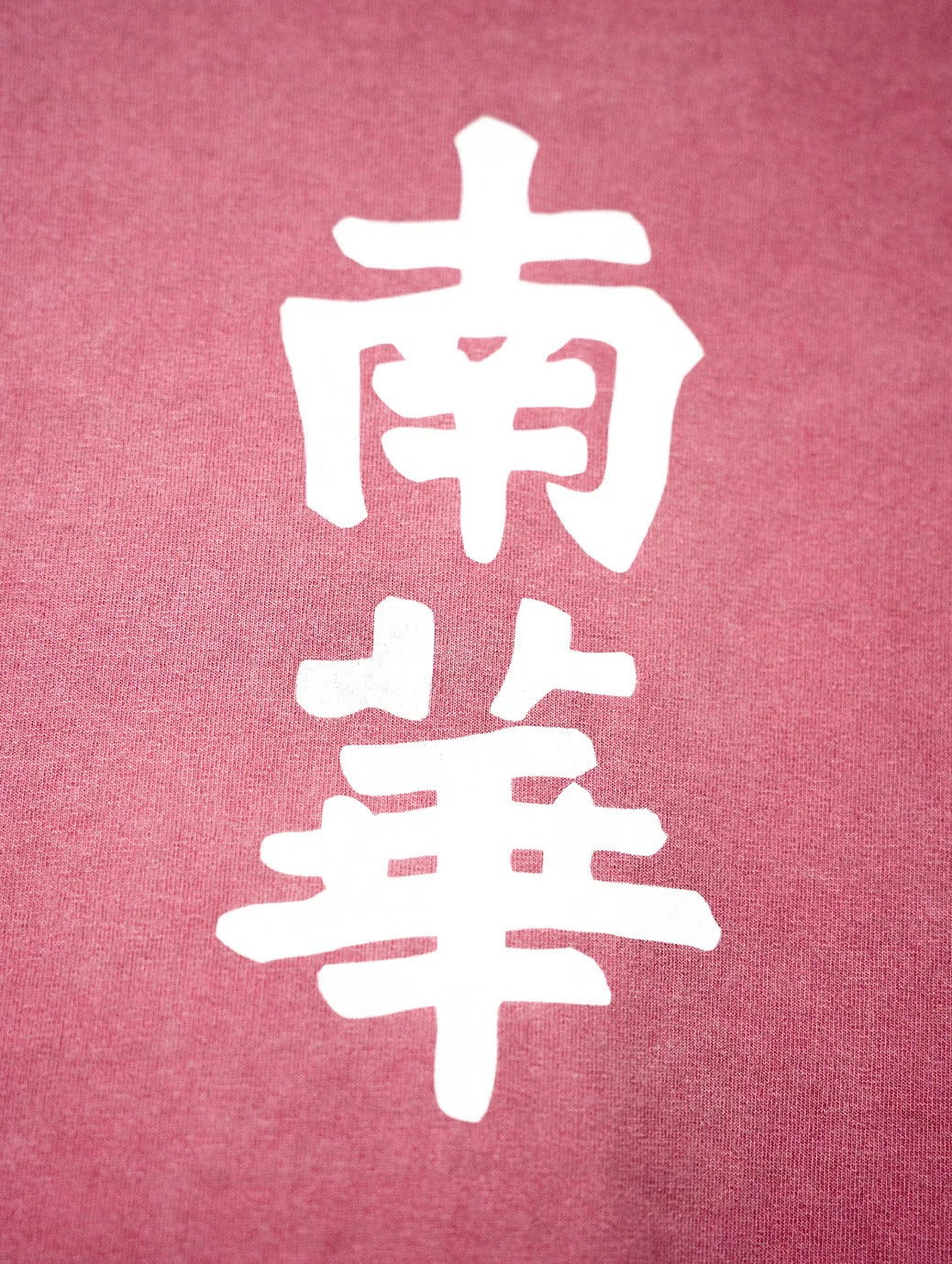 SOUTH CHINA EMBROIDERED CULT TEE - RED