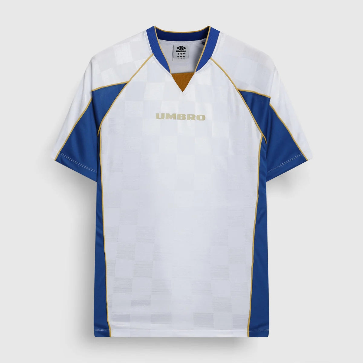 Panelled Raglan Shirt - Brilliant White / Classic Blue / Antique