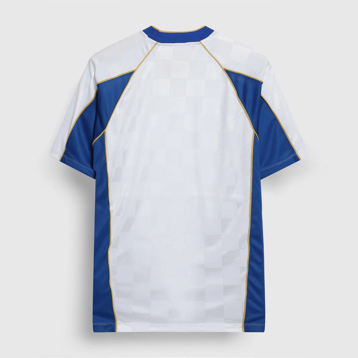 Panelled Raglan Shirt - Brilliant White / Classic Blue / Antique