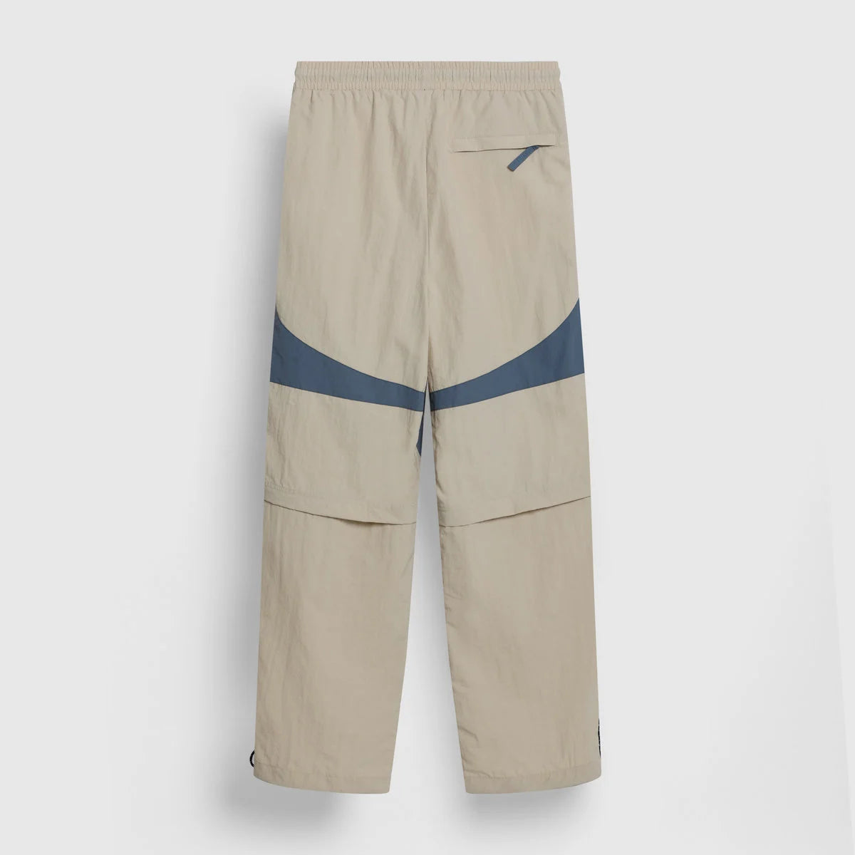 Zip Off Loose Fit Pants - Pelican / Blue Mirage / Pearl Blue