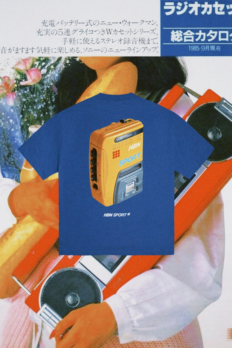 HBN SPORT CASSETTE T-SHIRT