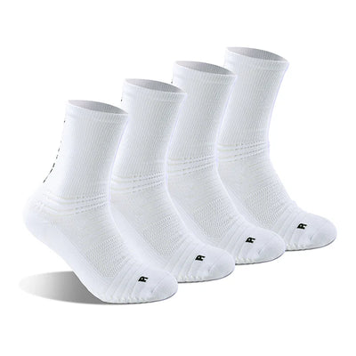 G-ZOX CUSHION GRIP SOCKS - Sports Anti-Slip Socks - 4 Pairs
