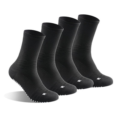 G-ZOX ENHANCE GRIP SOCKS Sports Anti-Slip Socks - 4 Pairs