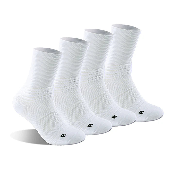 G-ZOX ENHANCE GRIP SOCKS Sports Anti-Slip Socks - 4 Pairs