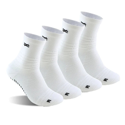 G-ZOX TECH GRIP SOCKS - Sports Anti-Slip Socks - 4 Pairs