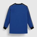 Panelled LS Tee - Classic Blue / Black / Brilliant White