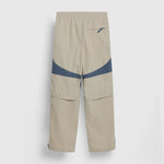 Zip Off Loose Fit Pants - Pelican / Blue Mirage / Pearl Blue
