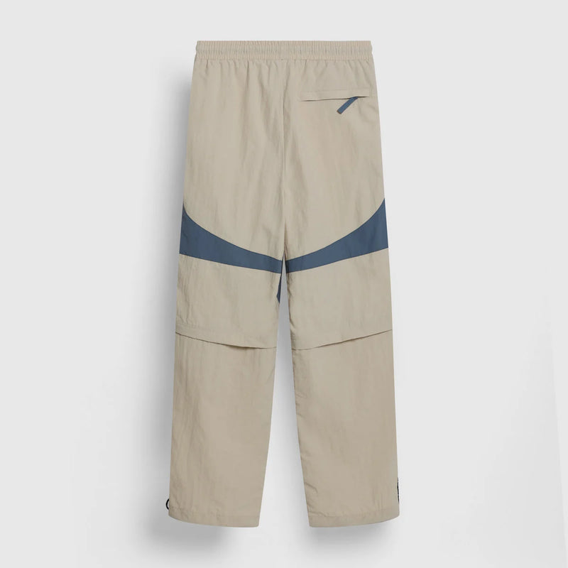 Zip Off Loose Fit Pants - Pelican / Blue Mirage / Pearl Blue